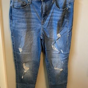 Lularoe Jeans.  Size 32 distressed.